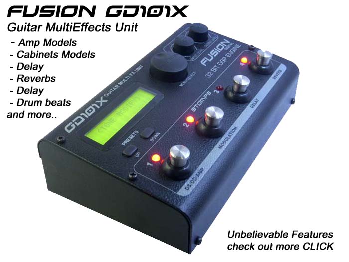 Guitar processor,multifx,distortion,overdrive,delay,reverb,compressor,noise gate